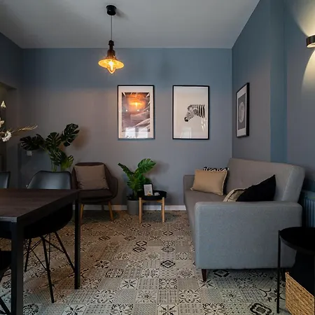 Chic Black & White 2br Retreat On Dambovitei Bukarest