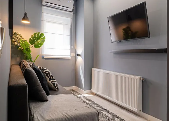 Chic Black & White 2br Retreat On Dambovitei * Boekarest