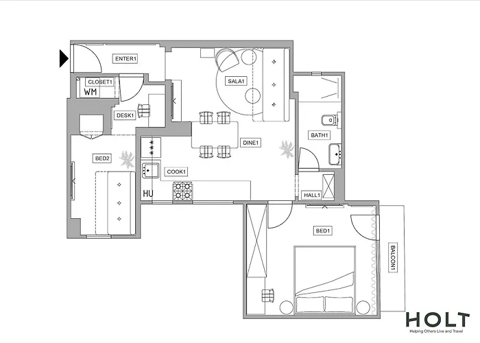Chic Black & White 2br Retreat On Dambovitei Appartement